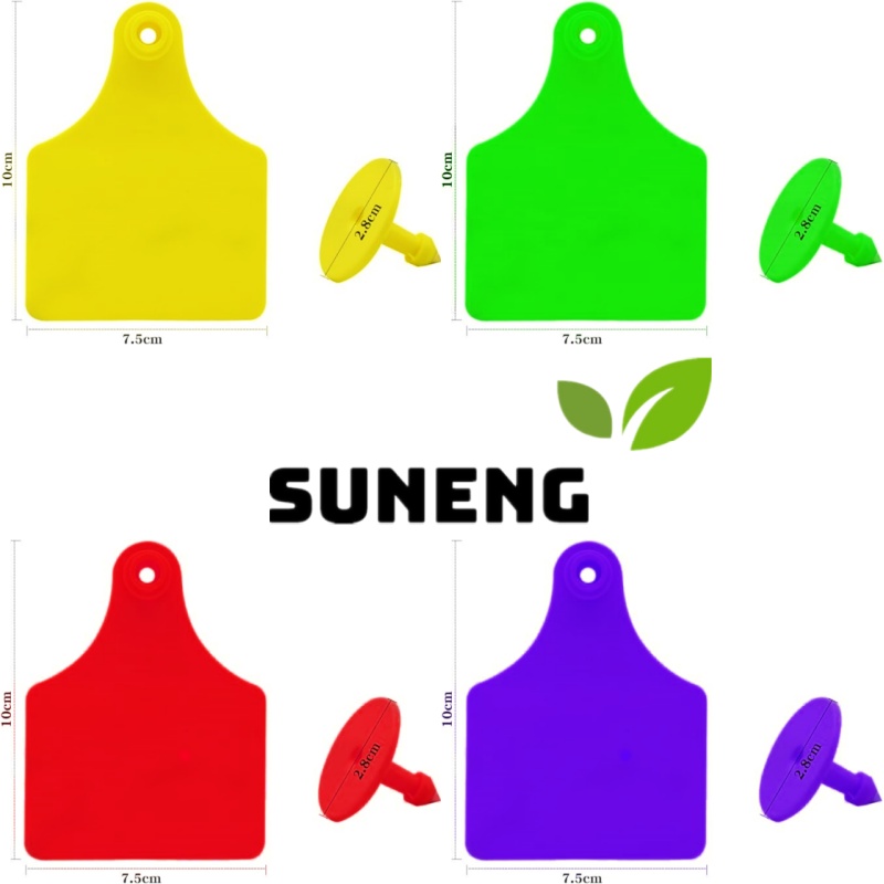 Large Size Cattle Ear Tag SNU75100 SuNeng High Quality TPU Personalized Animal Ear Tag - Image 5